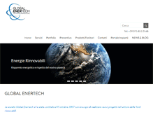 Tablet Screenshot of globalenertech.it
